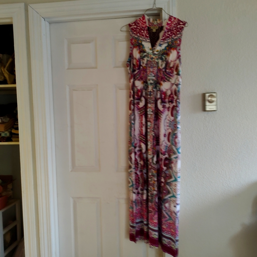 New, one world maxi dress.